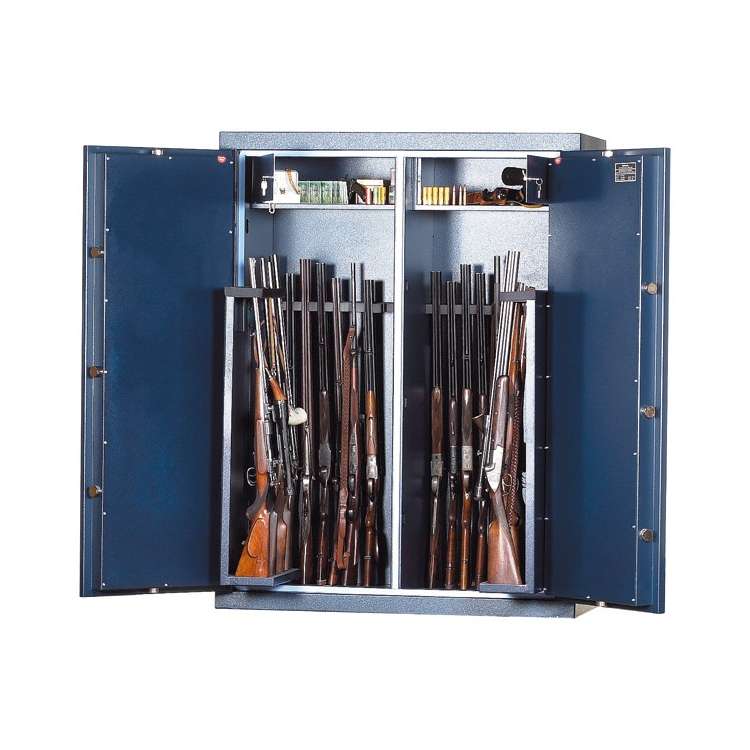 Coffre-fort pour armes WT 634 à clés et code mécanique - Grande capacité - Très haute sécurité -
